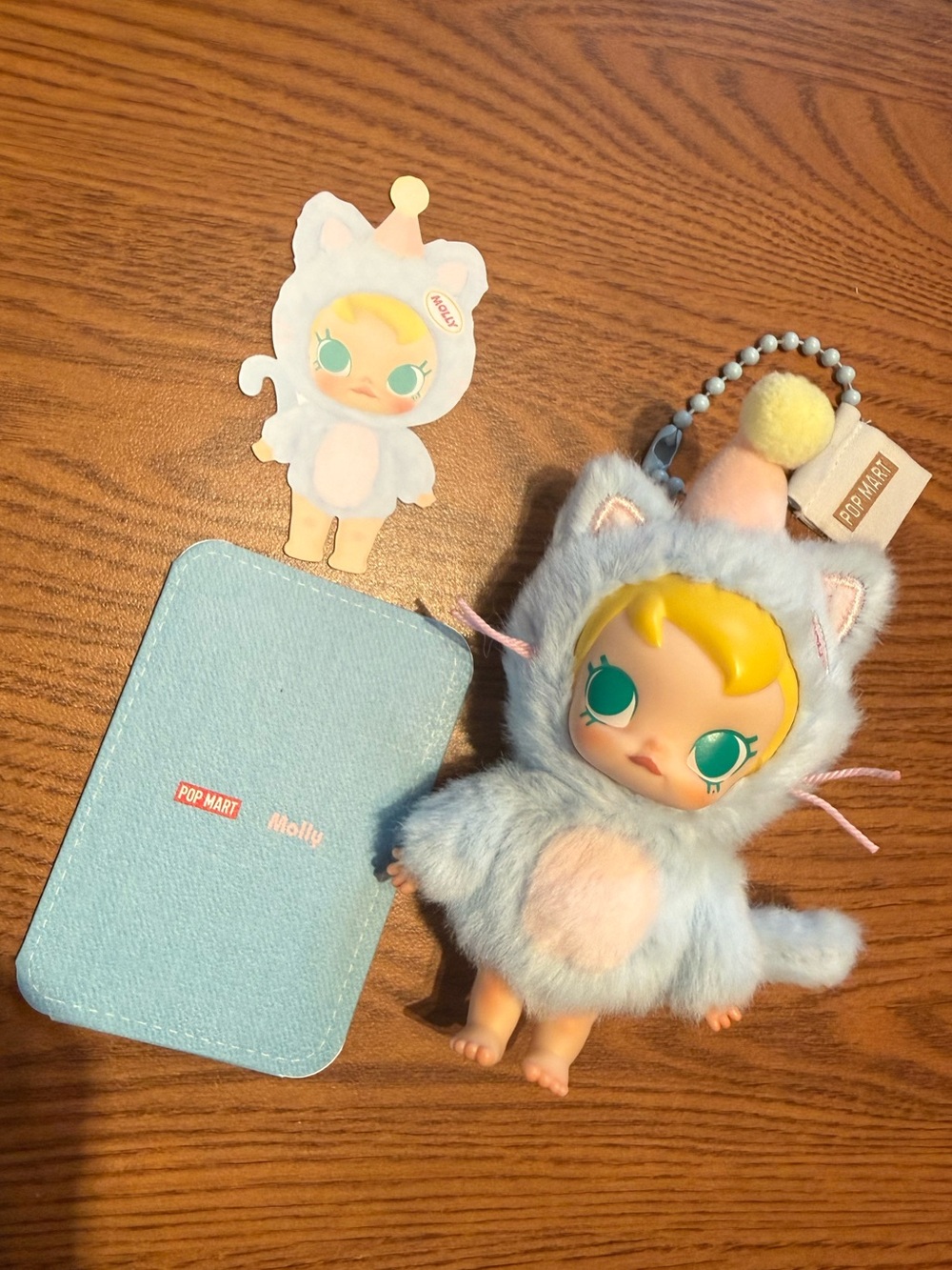 Pop Mart Baby Molly Pocket Friends Blind Box Keychain - Feeling Blue